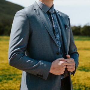 Slim Fit Grey Suit
